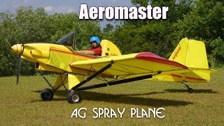 Aeromaster Spray plane Aerolite Aeromaster experimental aircraft crop sprayer [upl. by Anem]