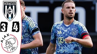 Heracles Almelo  Ajax 34 Samenvatting  Eredivisie  20242025 [upl. by Curtice]