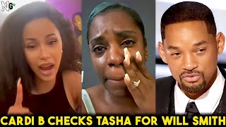 Cardi B SNAPS On Tasha K For Trying To Expose Will Smith amp Duane Martin [upl. by Yelir83]