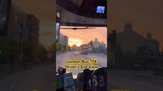 London Bus 174 👌 Bus Driver View  Before Sunrise shorts shortsfeed shortsbeta [upl. by Gilbart851]