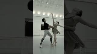 Manon Rehearsals  Reece Clarke and Natalia Osipova [upl. by Wellington]