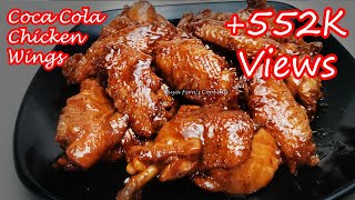 STAY AT HOME AND TRY TO MAKE THIS SUPER YUMMY COCA COLA CHICKEN WINGS RECIPE  SUPER EASY [upl. by Reiser]