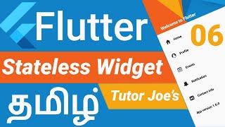 What is Stateless Widget Flutter தமிழ்  Mobile Apps Development  StatelessWidget  Android  iOS [upl. by Esaj]