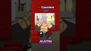 ALL COUNTERS JJS jujutsushenanigans roblox foryou shenanigans jjk jjs anime hakari mahito [upl. by Adnauq991]