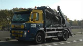 trucks Munnikensteeg brug over rangeerterrein Kijfhoek Zwijndrecht 2 nov 2015 [upl. by Findlay]