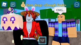 BLOX FRUITS  Second Sea FUNNY MOMENTS Dough [upl. by Ahsiekam532]