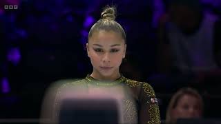 Flavia Saraiva Brazil  Balance Beam  2023 World Gymnastics Championships  Womens Team Final [upl. by Aissyla475]