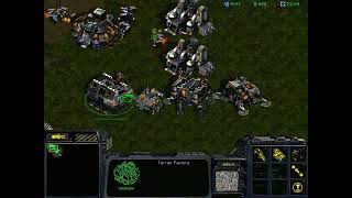 StarCraft Brood War  1 Terran vs 7 zerg vs 7 computers  Map Big Game Hunters [upl. by Baskett425]