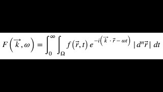 Fourier Transform Higher Dimensions and Example [upl. by Pazia]