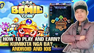 BEMIL COIN PLAY TO EARN TAGALOG REVIEW HOW TO PLAY AND EARN  KUMIKITA NGA BA SA GAME NA TO [upl. by Donelson]