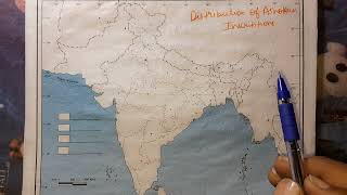 Distribution of Ashokan Inscription On Map  अशोक के शिलालेख का वितरण  Class 12th History NCERT [upl. by Bourn]