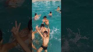 Drona Academy Gwalior swimming pool shorts party reel trendingshorts academy sainikschool [upl. by Yarehs858]