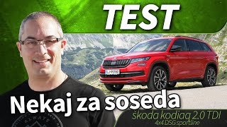 2018 škoda kodiaq 20 TDI 4x4 DSG sportline  test [upl. by Atikaj]