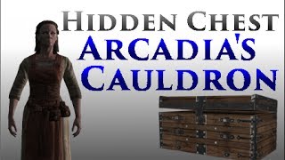 Skyrim Hidden Chest Under Arcadias Cauldron [upl. by Sualk]