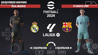 😮 eFootball PES 2024 PPSSPP TODO LO NUEVO HIMNOS CINEMATICAS 5 CAMBIOS CAMARA PS5 Y GRAFICOS HD [upl. by Crofton]