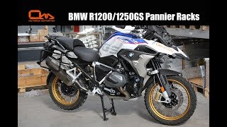 BMW R12001250GS Pannier Racks Installation [upl. by Poirer]