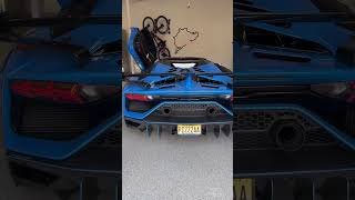 POV Starting up the Lamborghini SVJ Roadster pov lamborghini svj trending [upl. by Sitsuj]