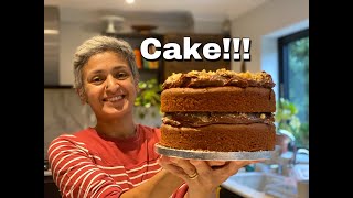 CHOCOLATE HAZELNUT CAKE  Fudgy Chocolate praline cake  Food with Chetna [upl. by Lucania]