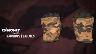 CSGO  Hand Wraps  Badlands [upl. by Eulalie]