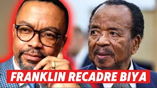 🔴🔵URGENT FRANKLIN NYAMSI RECADRE PAUL BIYA SUITE À UNE AFFAIRE D’ENQUÊTE [upl. by Eahc]