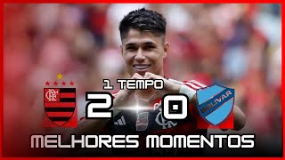 FLAMENGO X BOLIVAR MELHORES MOMENTOS 1Âº TEMPO LIBERTADORES 2024 OITAVAS DE FINAL GOLS [upl. by Opiuuk423]