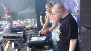 hQ ResQ vs Angerfist vs Korsakoff  Toxicator Open Air 040709 [upl. by Honna]