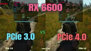 Pcie 30 vs 40  AMD RX 6600 [upl. by Ailedroc]