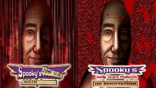 Spookys Jump Scare Mansion Original vs HD  All Death Scenes of Specimens Comparison Main DLCs [upl. by Aitat]