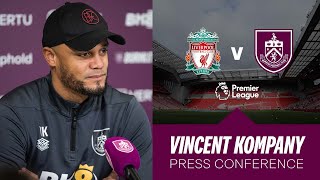 Kompany Faces Press Ahead of Anfield Test  PREVIEW  Liverpool v Burnley [upl. by Rico270]