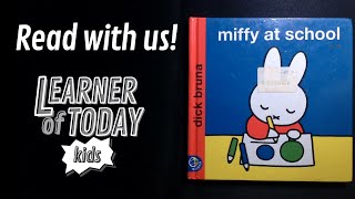 Miffy at School  Miffys Library  Dick Bruna Read Aloud [upl. by Leunammi]