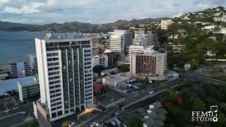 Port Moresby City 🇵🇬 in 4K HD video by Drone [upl. by Eak506]