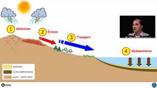 Le cycle des roches sédimentaires par Yann Hautevelle [upl. by Lot]