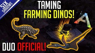 TAMING FARMING DINOS  Duo Official PvP  Ep 9  Ark Survival Evolved [upl. by Acina118]