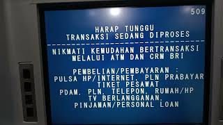 Cek saldo ATM Bank BRI [upl. by Innavoj]