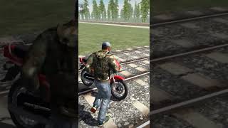 Bike crash life crash middle class family boys dream crash by train 🥺😭 [upl. by Noied]