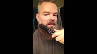 Cayzor Beard Straightener Comb for Men  Reveiw [upl. by Soalokin]