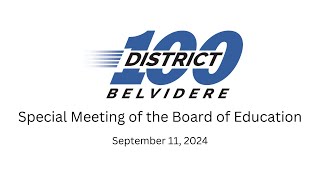 Special Meeting of the Board of Education  September 11 2024 [upl. by Ric]