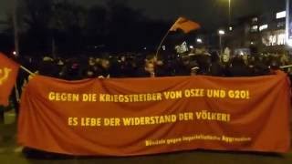 OSZEGipfel in Hamburg Die am besten geschützte Demo der Welt [upl. by Morris]