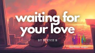 WAITING FOR YOUR LOVE  Male Baritone Key Karaoke [upl. by Deach]