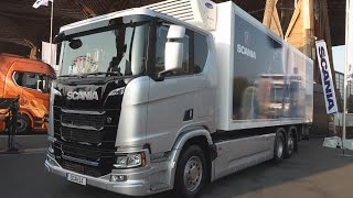 Scania BEV 40 R Rigid Refrigerated Lorry Truck 2025 Exterior Walkaround [upl. by Tiffanle550]