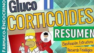 CORTICOSTEROIDES  RESUMEN completo Clasificación Estructura Química Fisiología Parte 1 [upl. by Torr]