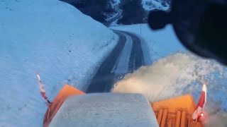 🌨️Schneeräumung  Winterdienst Steyr 6225 CVT  Hauer Wirft Extrem viral shorts asmr funny [upl. by Ehcram]