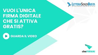 Firma Digitale gratis come fare per averla [upl. by Amandie]