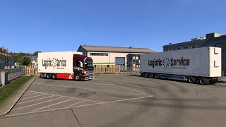 Ets2 Used Package  Delivery to Frankfurt [upl. by Malinde]