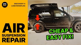 FIX Air Suspension EASY and CHEAP  Land Rover Discovery 4 LR4 [upl. by Tjader]