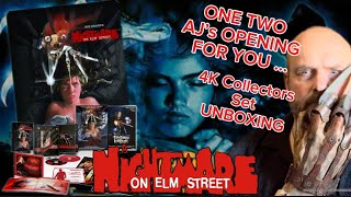 Unboxing A Nightmate on Elm Street 4K Collectors Set Steelbook Opening Bluray [upl. by Akcimehs676]