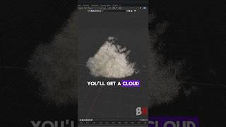 How to Make Clouds in Blender shorts blender 3d [upl. by Dehsar]