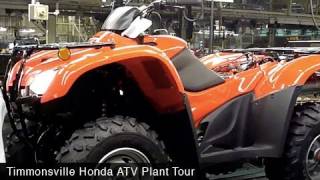 MotoUSA Honda ATV Timmonsville Factory Tour [upl. by Cuhp]