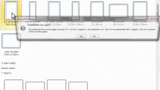 How to set up a 4 page booklet in Publisher [upl. by Emixam705]