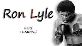 Ron Lyle RARE Training In Prime [upl. by Kruse]